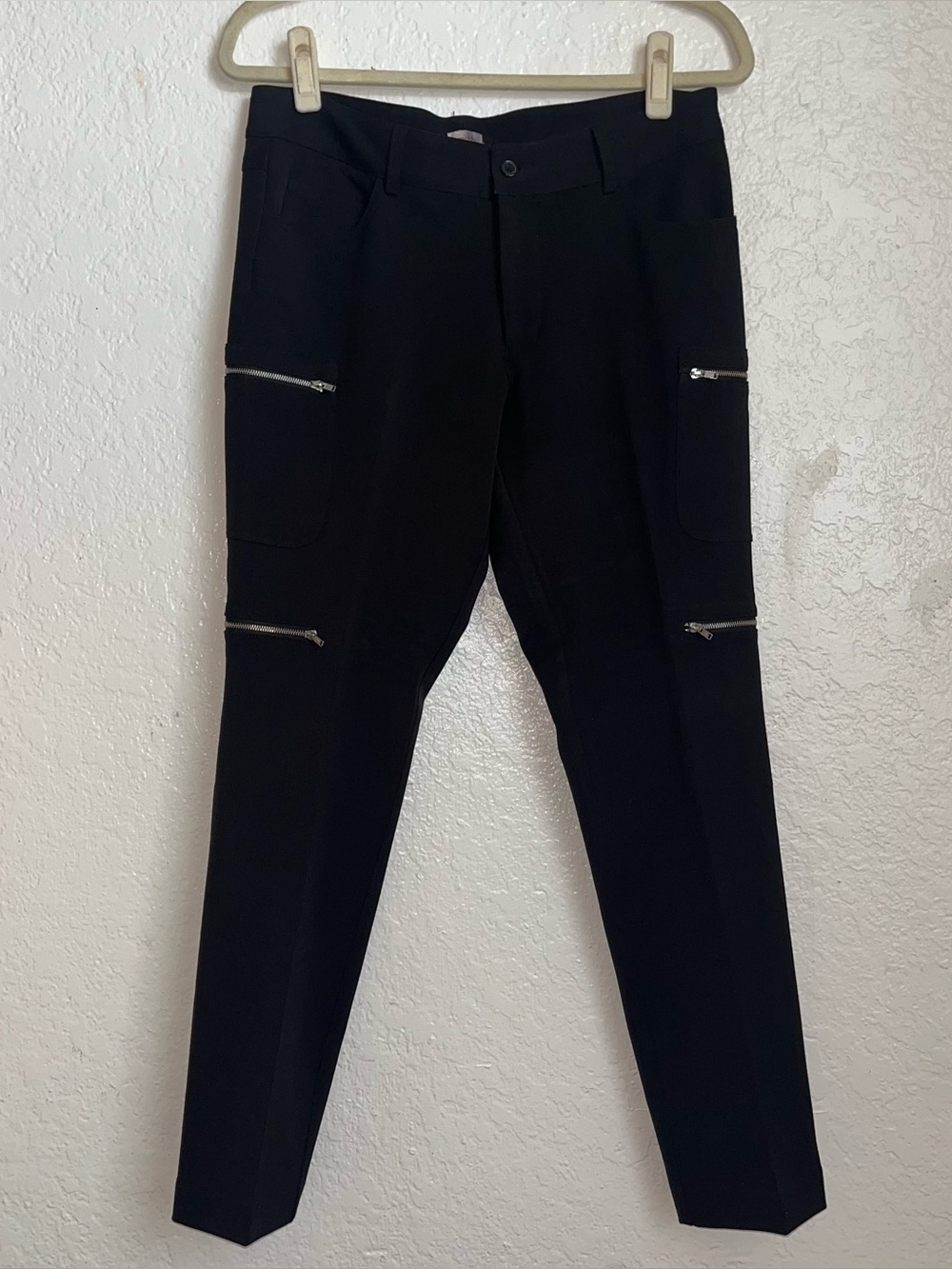 Cachè vintage black casual dress pants women’s size 8 zipper detail